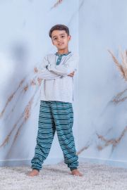 Pijama bot�o Masculino Infantil