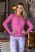 Pijama Rosa Ribana Calça Moletim